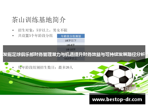 发掘足球俱乐部财务管理潜力与机遇提升财务效益与可持续发展路径分析